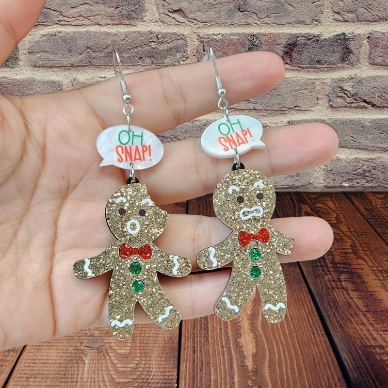 Funny Gingerbread Man Acrylic  - Men'S Fashion Xmas Party 리뷰 및 가격