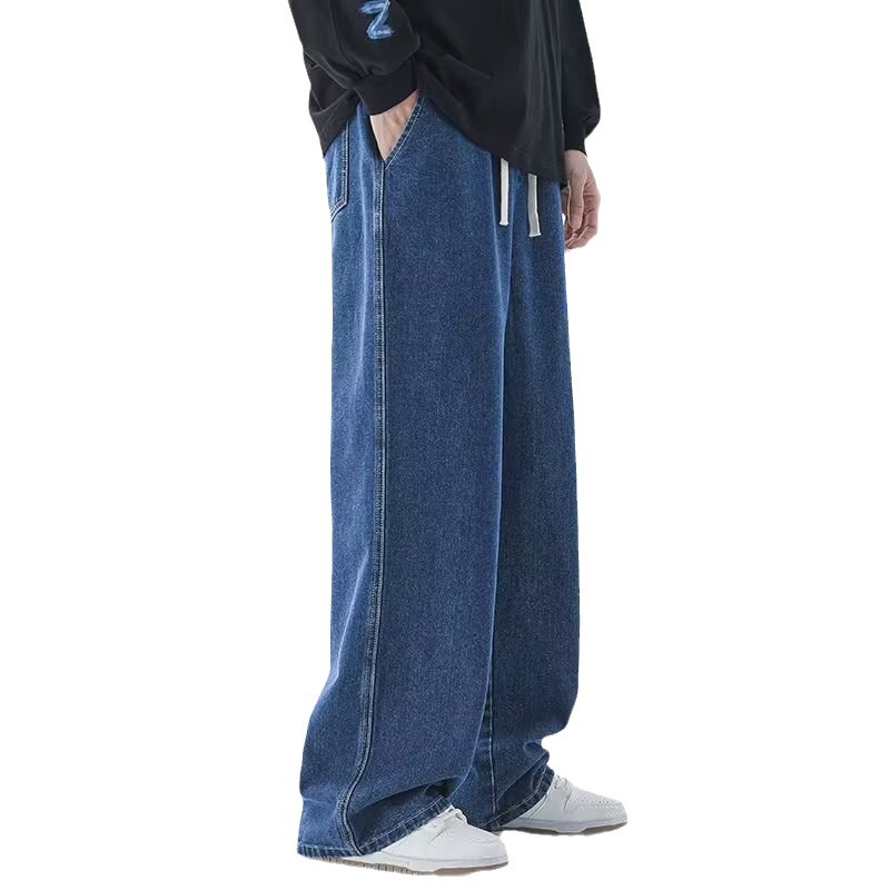 Korean Fashion Men's Baggy Jea - Men'S Fashion Grey Jeans 리뷰 및 가격