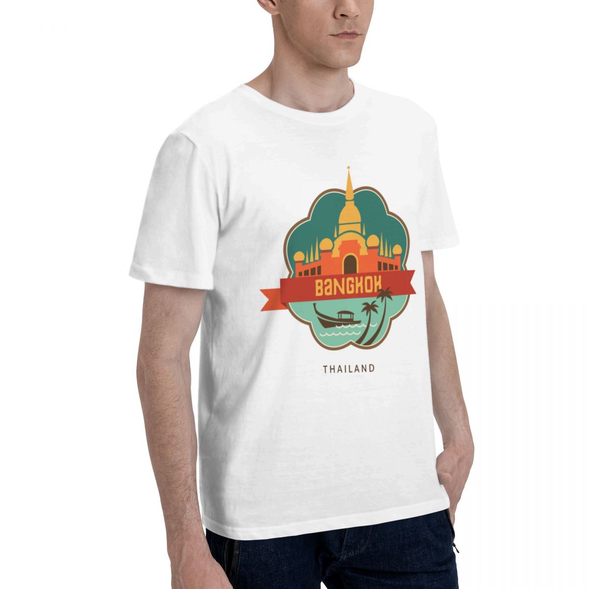 100% Cotton THAILAND BANGKOK T - Mens Fashion Bangkok 리뷰 및 가격